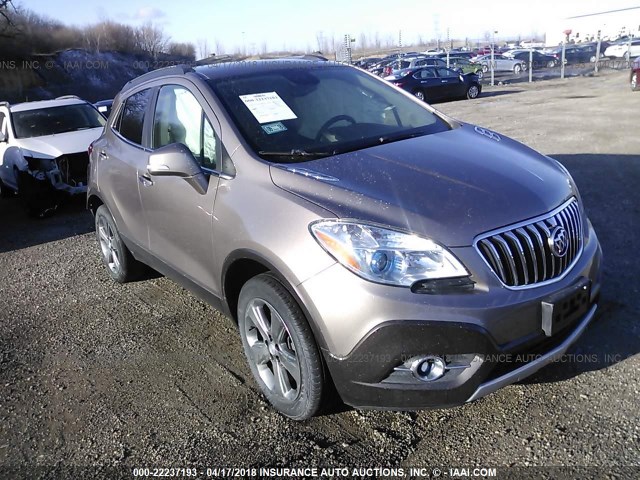 KL4CJFSB3EB677786 - 2014 BUICK ENCORE CONVENIENCE Champagne photo 1