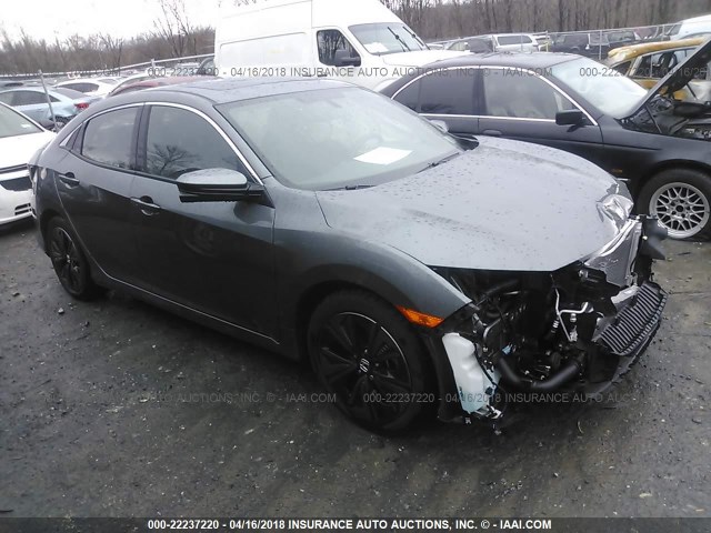 SHHFK7H74HU419723 - 2017 HONDA CIVIC EXL GRAY photo 1