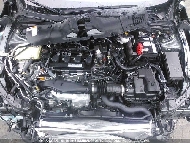 SHHFK7H74HU419723 - 2017 HONDA CIVIC EXL GRAY photo 10