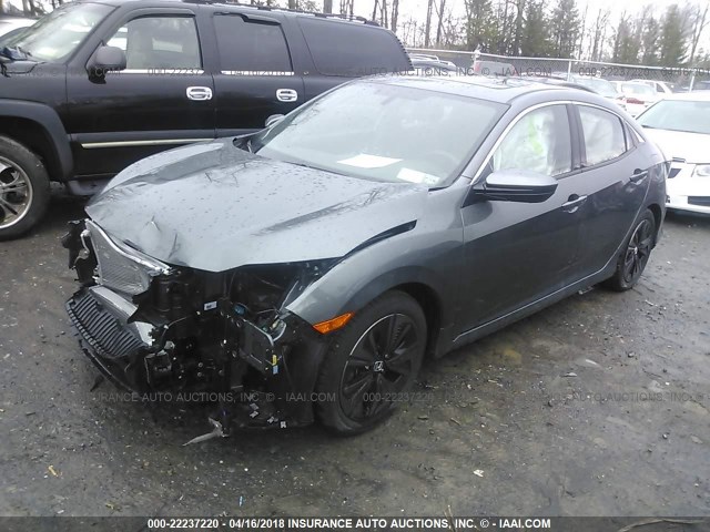 SHHFK7H74HU419723 - 2017 HONDA CIVIC EXL GRAY photo 2