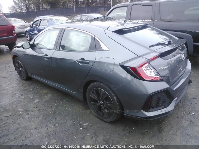 SHHFK7H74HU419723 - 2017 HONDA CIVIC EXL GRAY photo 3