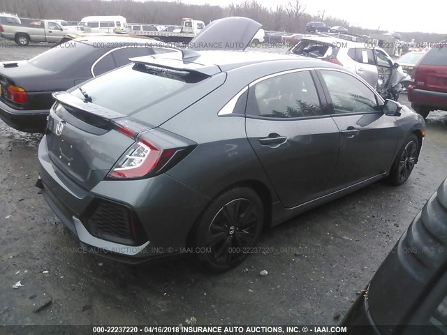 SHHFK7H74HU419723 - 2017 HONDA CIVIC EXL GRAY photo 4