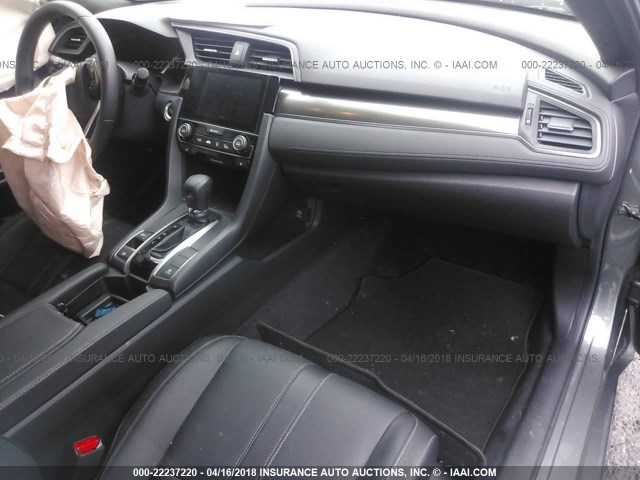 SHHFK7H74HU419723 - 2017 HONDA CIVIC EXL GRAY photo 5