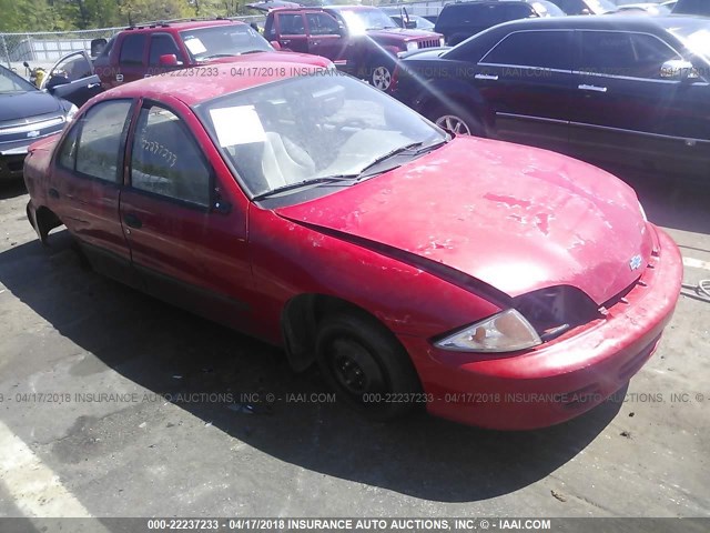 1G1JF524617233852 - 2001 CHEVROLET CAVALIER LS RED photo 1