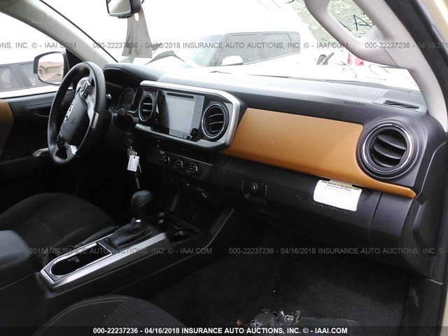 3TMAZ5CNXGM022707 - 2016 TOYOTA TACOMA DBL CAB/SR5/TRD SPORT/OR TAN photo 5