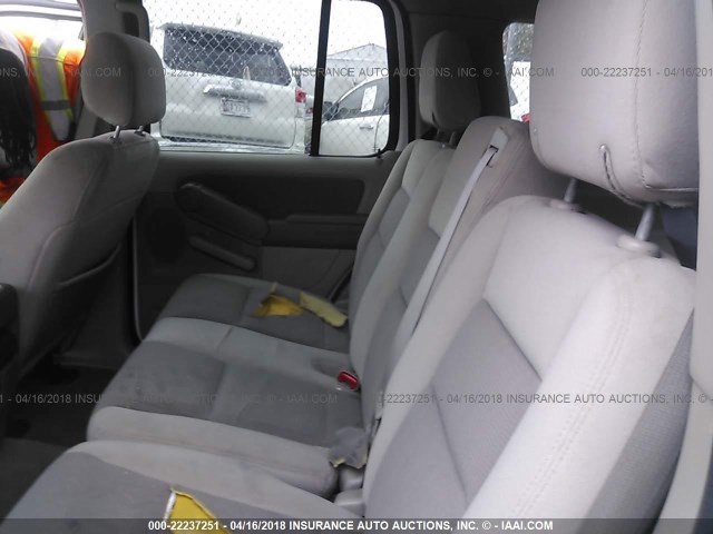 1FMEU73E77UB56951 - 2007 FORD EXPLORER XLT WHITE photo 8