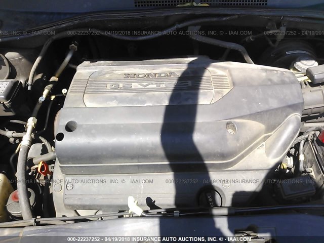 5FNRL18024B038913 - 2004 HONDA ODYSSEY EXL ნაცრისფერი ფოტო 10