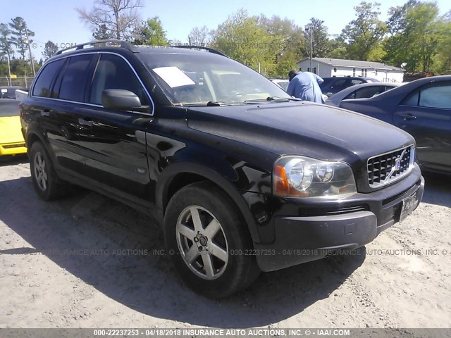 YV1CM59H341060131 - 2004 VOLVO XC90 BLACK photo 1