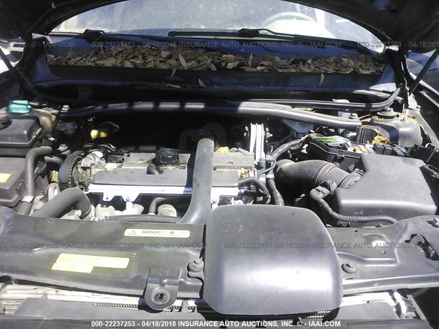 YV1CM59H341060131 - 2004 VOLVO XC90 BLACK photo 10