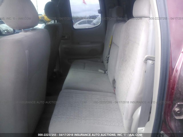 5TBRT34155S456849 - 2005 TOYOTA TUNDRA ACCESS CAB SR5 RED photo 8