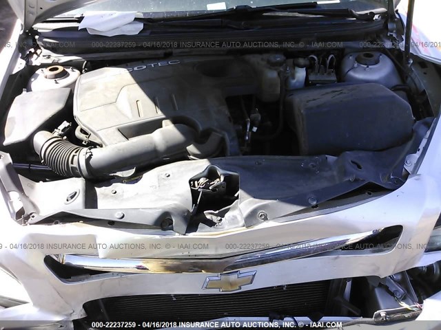 1G1ZH57B59F246193 - 2009 CHEVROLET MALIBU 1LT 银色 照片 10