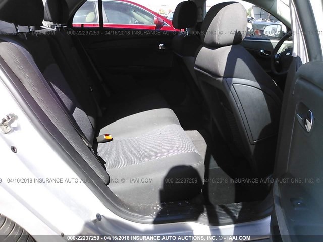 1G1ZH57B59F246193 - 2009 CHEVROLET MALIBU 1LT 银色 照片 8