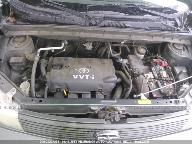 JTLKT324254021874 - 2005 TOYOTA SCION XB ნაცრისფერი ფოტო 10