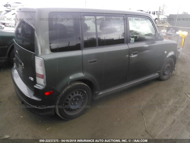 JTLKT324254021874 - 2005 TOYOTA SCION XB ნაცრისფერი ფოტო 4
