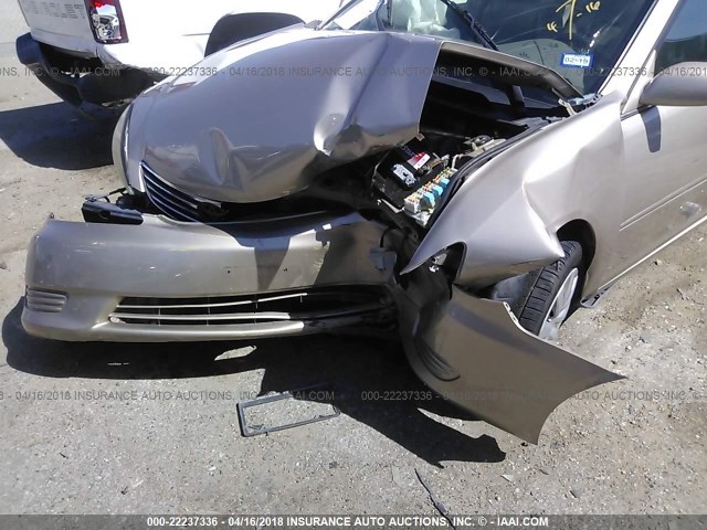 4T1BE32K46U138163 - 2006 TOYOTA CAMRY LE/XLE/SE GOLD photo 6