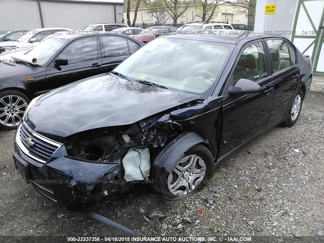 1G1ZS58F17F252492 - 2007 CHEVROLET MALIBU LS 深蓝色 照片 2