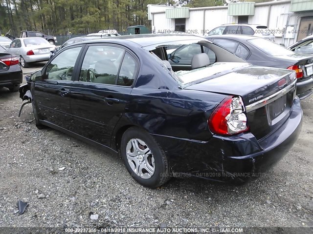1G1ZS58F17F252492 - 2007 CHEVROLET MALIBU LS 深蓝色 照片 3