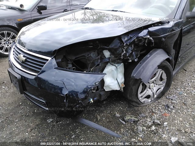 1G1ZS58F17F252492 - 2007 CHEVROLET MALIBU LS 深蓝色 照片 6