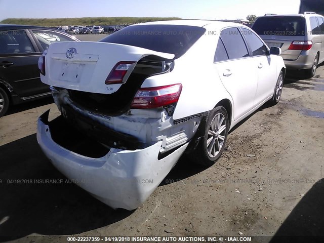4T1BE46K59U835281 - 2009 TOYOTA CAMRY SE/LE/XLE WHITE photo 4