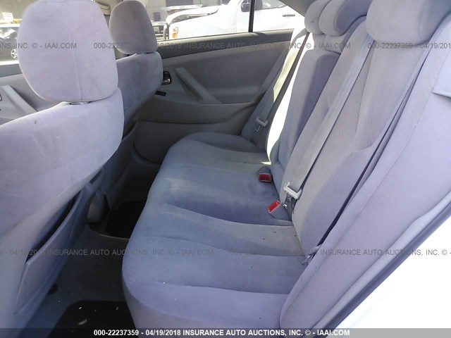4T1BE46K59U835281 - 2009 TOYOTA CAMRY SE/LE/XLE WHITE photo 8