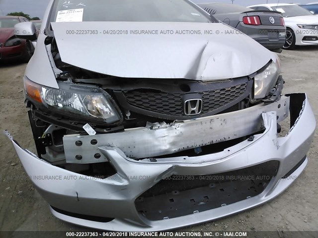 2HGFG3B14CH545861 - 2012 HONDA CIVIC EXL 银色 照片 6