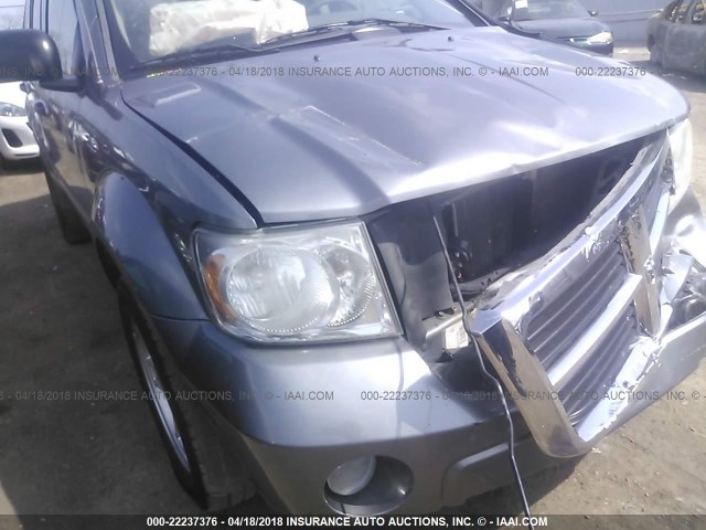 1D8HB48N28F133020 - 2008 DODGE DURANGO SLT GRAY photo 6