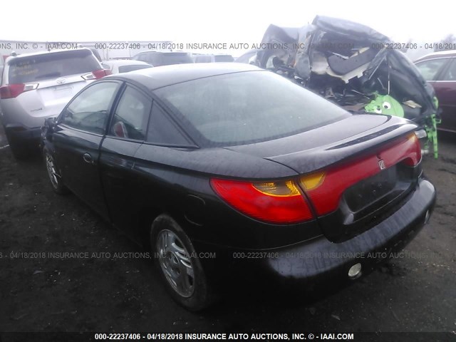 1G8ZY14791Z294907 - 2001 SATURN SC2 BLACK photo 3