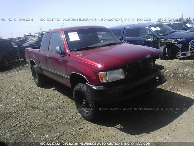 JT4VD22F9S0011203 - 1995 TOYOTA T100 XTRACAB SR5 MAROON photo 1