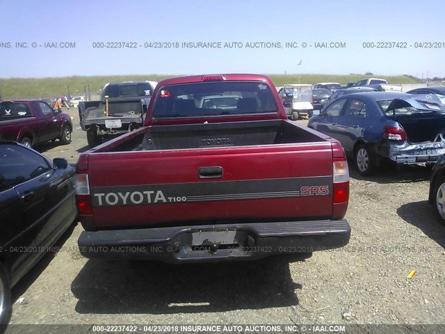 JT4VD22F9S0011203 - 1995 TOYOTA T100 XTRACAB SR5 MAROON photo 8