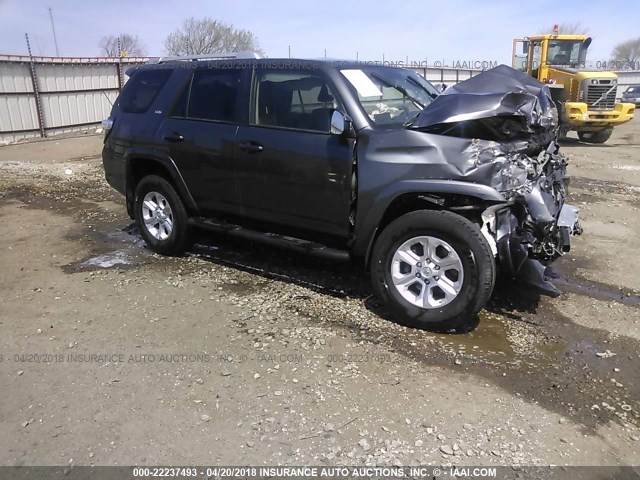 JTEBU5JR1G5309976 - 2016 TOYOTA 4RUNNER SR5 PREM/LTDL/TRAIL/TRD GRAY photo 1