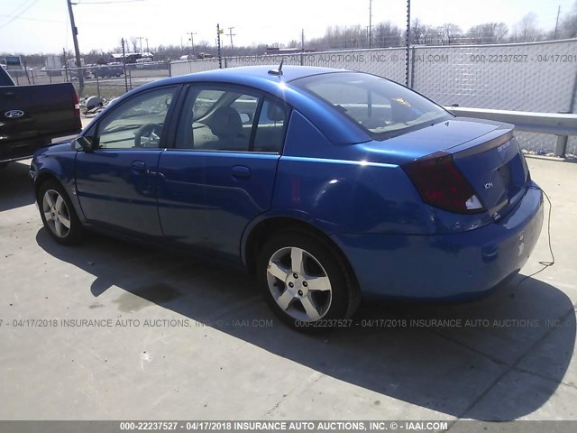 1G8AL55F86Z105468 - 2006 SATURN ION LEVEL 3 BLUE photo 3