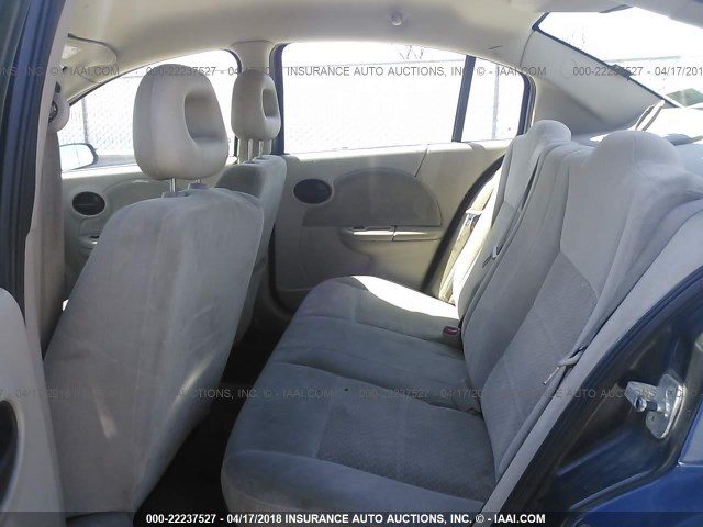 1G8AL55F86Z105468 - 2006 SATURN ION LEVEL 3 BLUE photo 8