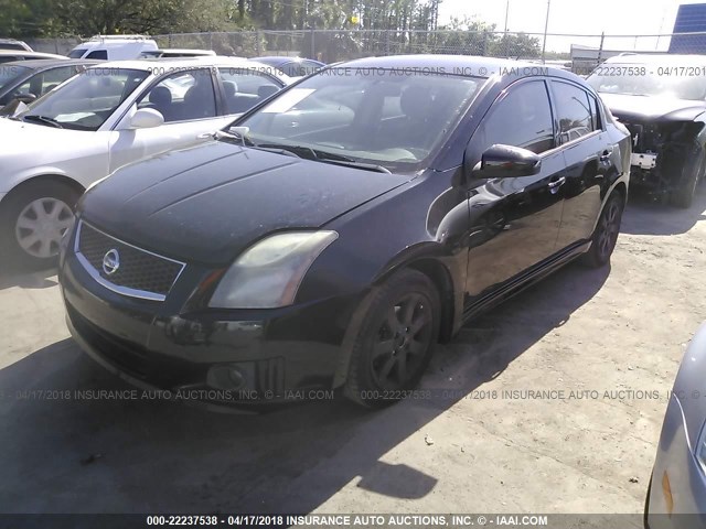 3N1AB6AP2AL708626 - 2010 NISSAN SENTRA 2.0/2.0S/SR/2.0SL BLACK photo 2