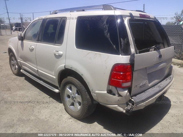 1FMDU75E95ZA01987 - 2005 FORD EXPLORER LIMITED TAN photo 3