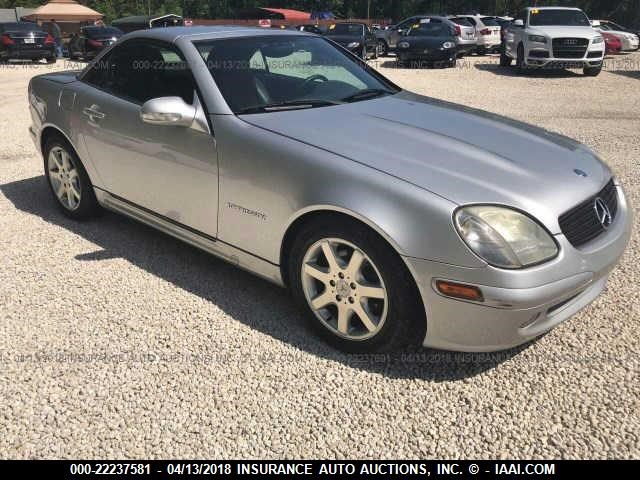 WDBKK49F13F288550 - 2003 MERCEDES-BENZ SLK 230 KOMPRESSOR GRAY photo 1