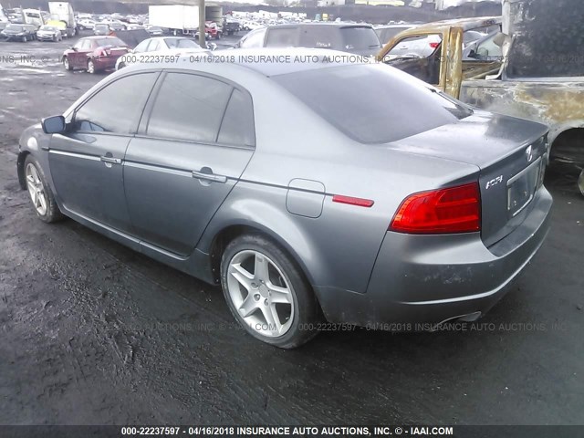 19UUA662X4A007212 - 2004 ACURA TL GRAY photo 3