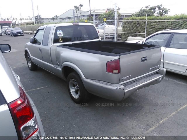 1GCCS195XY8225258 - 2000 CHEVROLET S TRUCK S10 GOLD photo 3