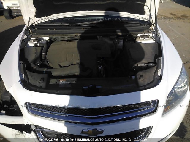 1G1ZC5E07CF391324 - 2012 CHEVROLET MALIBU 1LT 白色 照片 10