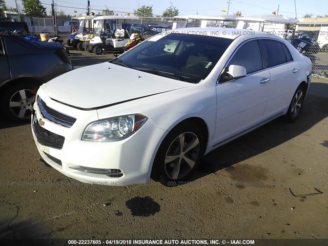 1G1ZC5E07CF391324 - 2012 CHEVROLET MALIBU 1LT 白色 照片 2
