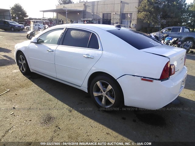 1G1ZC5E07CF391324 - 2012 CHEVROLET MALIBU 1LT 白色 照片 3
