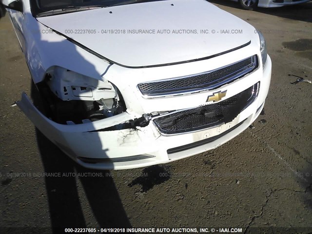 1G1ZC5E07CF391324 - 2012 CHEVROLET MALIBU 1LT 白色 照片 6