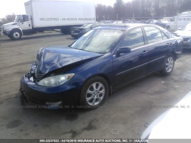 4T1BF30K56U115412 - 2006 TOYOTA CAMRY LE/XLE/SE BLUE photo 2