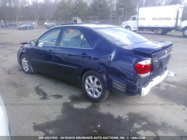 4T1BF30K56U115412 - 2006 TOYOTA CAMRY LE/XLE/SE BLUE photo 3