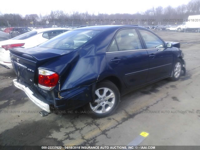 4T1BF30K56U115412 - 2006 TOYOTA CAMRY LE/XLE/SE Көк фото 4