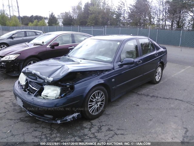 YS3ED49A253537545 - 2005 SAAB 9-5 ARC BLUE photo 2