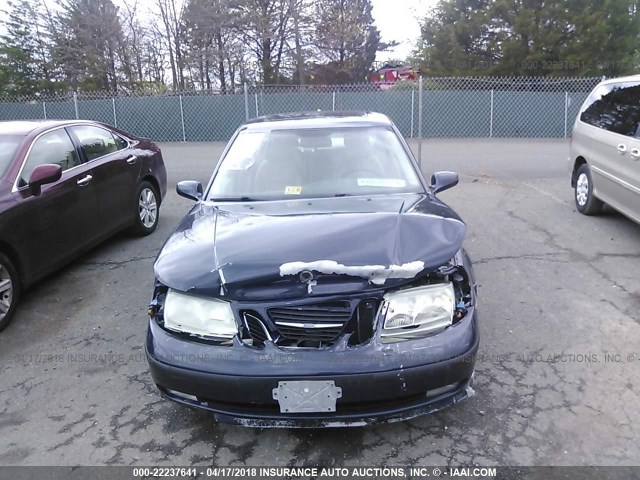 YS3ED49A253537545 - 2005 SAAB 9-5 ARC BLUE photo 6