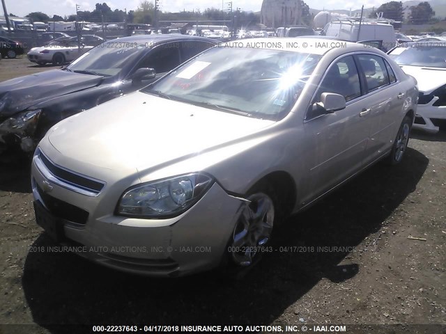 1G1ZH57B19F236535 - 2009 CHEVROLET MALIBU 1LT 棕色 照片 2