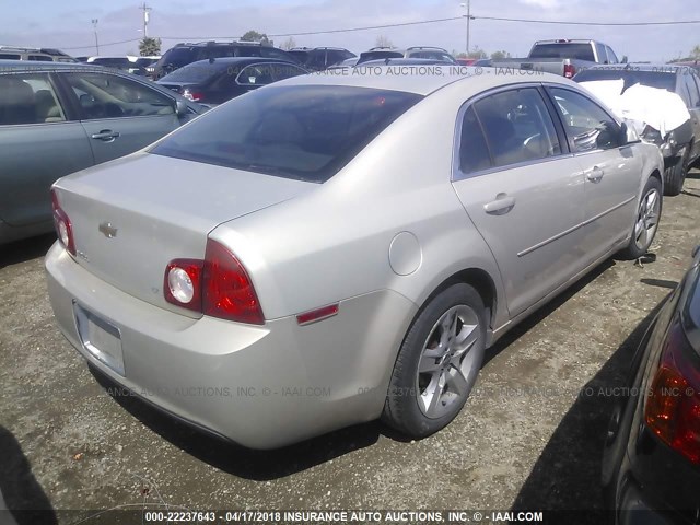 1G1ZH57B19F236535 - 2009 CHEVROLET MALIBU 1LT 棕色 照片 4