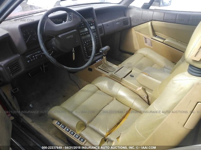 1G6VR317XJU100337 - 1988 CADILLAC ALLANTE RED photo 5