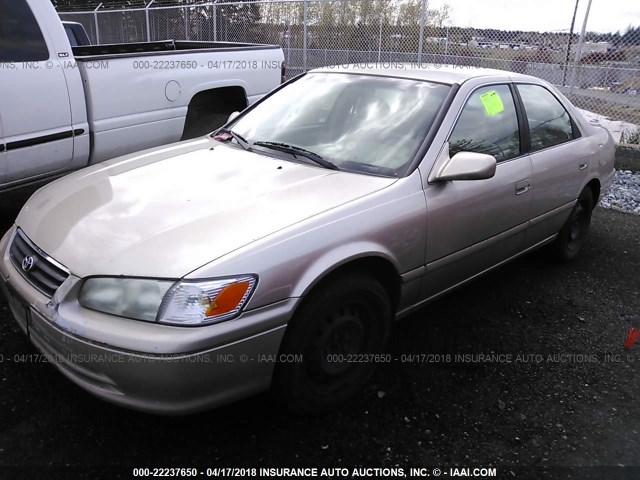 4T1BG22K21U821430 - 2001 TOYOTA CAMRY CE/LE/XLE 米色 照片 2